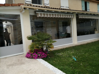 Fermeture de terrasse vue extérieure
