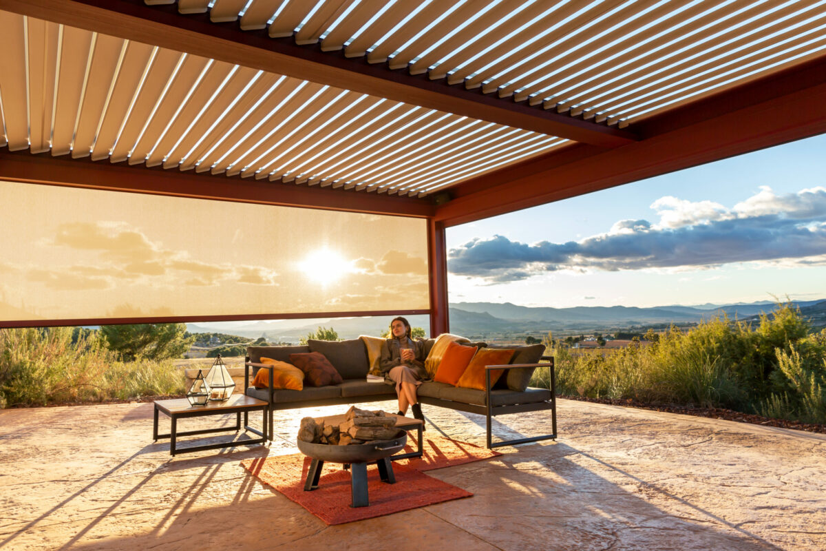 Stores ZIP pour pergola