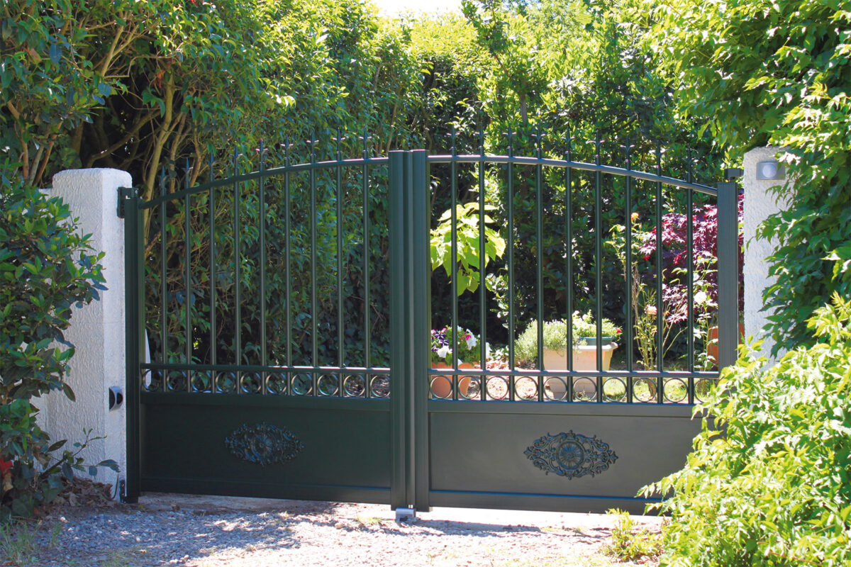 Portail alu motorisé 3m50