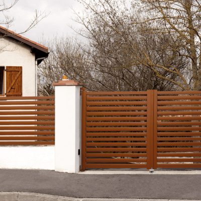 Portail battant aluminium